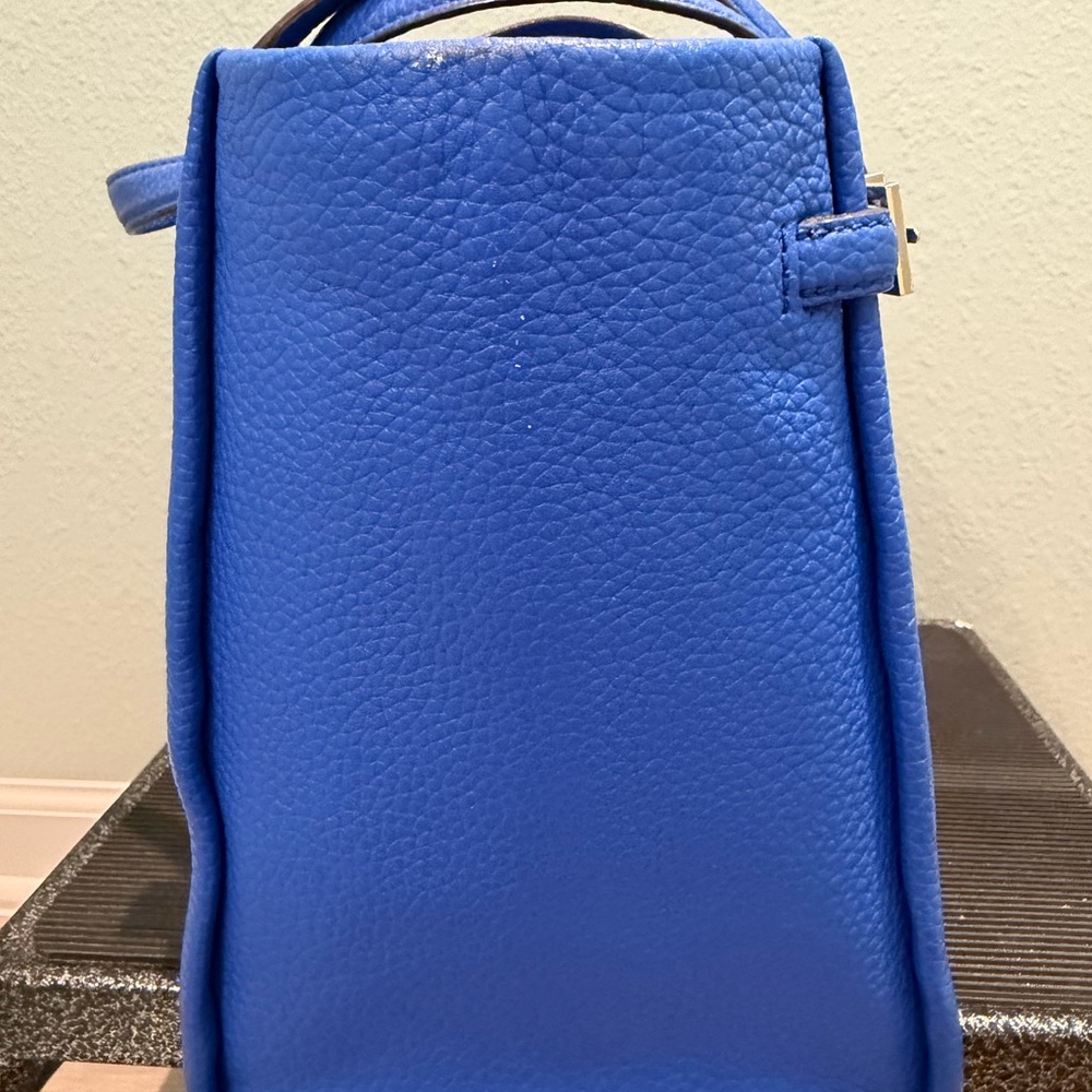 Kate Spade blue pebbled large leather tote - Picture 4 of 13